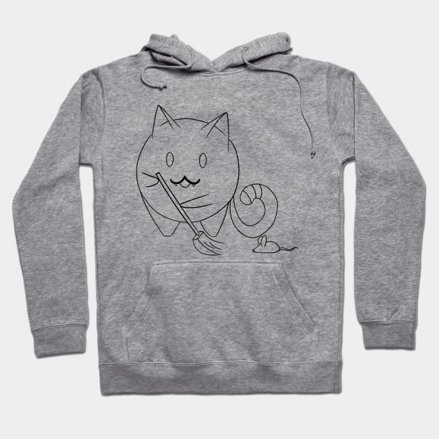 Cat and mouse Hoodie by LeoShuichi